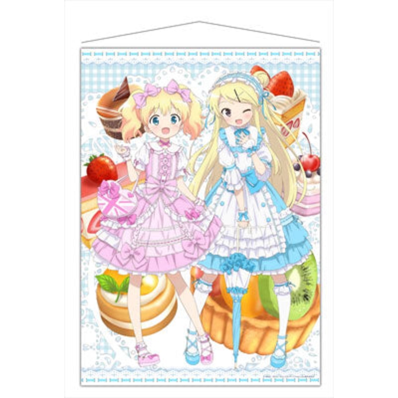 Kiniro Mosaic Pretty Days – B2 Wall Scroll: New Illustration [Alice & Karen]