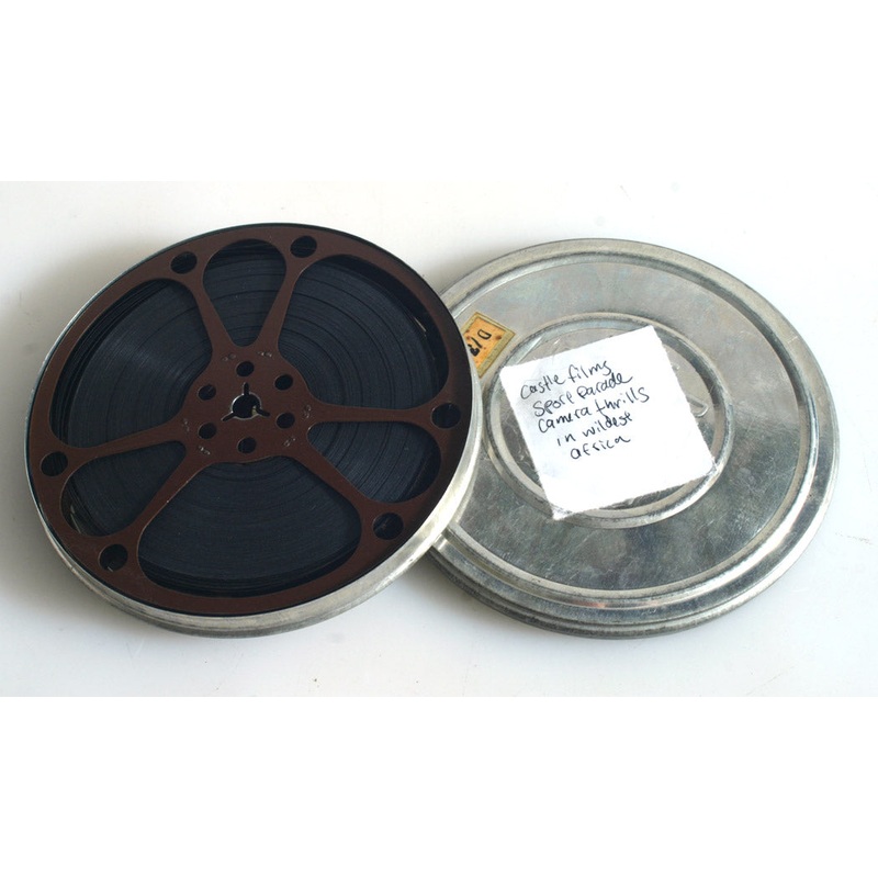 CAMERA THRILLS IN THE WILDEST AFRICA-SPORT PARADE, 8MM MOVIE FILM BY CASTLE FILM