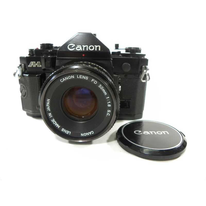 Canon A-1 35mm SLR w/FD 50mm f1.8 S.C.