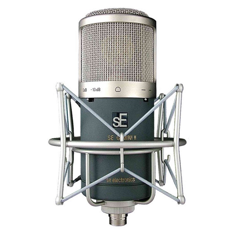 sE Electronics – Gemini II Dual Tube Cardioid Condenser Mic with Shockmount and Case