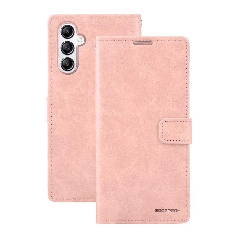 Goospery Bluemoon Diary for Samsung Galaxy A25 5G – Rose Gold Phonnic