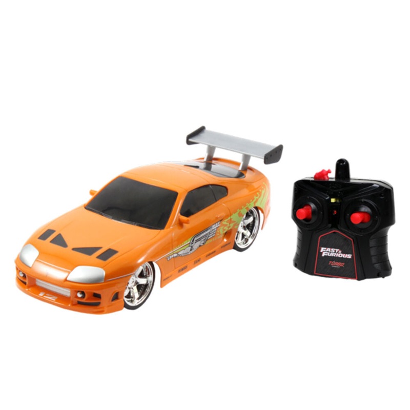 Jada 1:16 Fast & Furious 1995 Toyota Supra Remote Control Vehicle Model Toy Above Toys