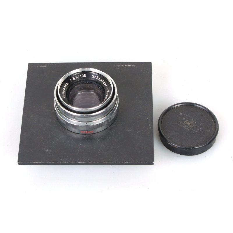 1:5.6 / 135 135mm Enlarging Lens Schneider-Kreuznach Componon-S on Beseler Lens Board 4 Inch Square