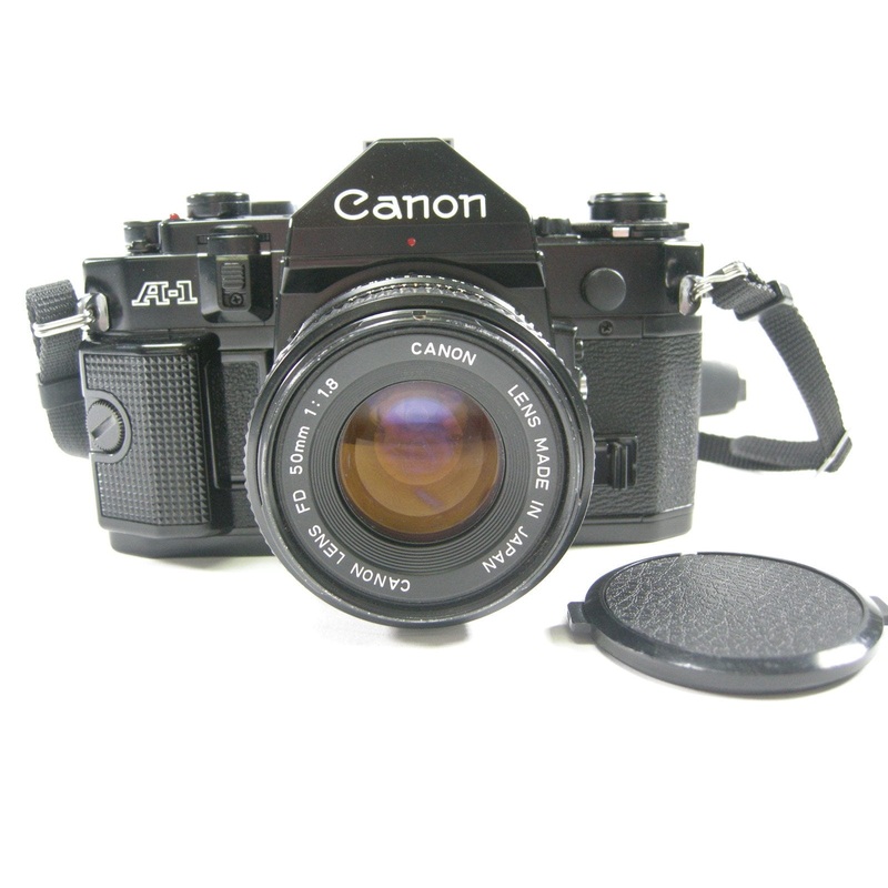 Canon A-1 35mm SLR w/50mm f1.8