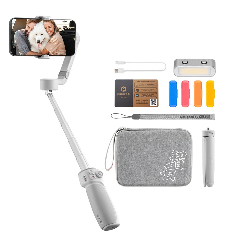 Zhiyun Smooth Q4 Smartphone Gimbal Stabilizer, With 215mm Built-in Extension Rod Zhiyun Smooth Q4