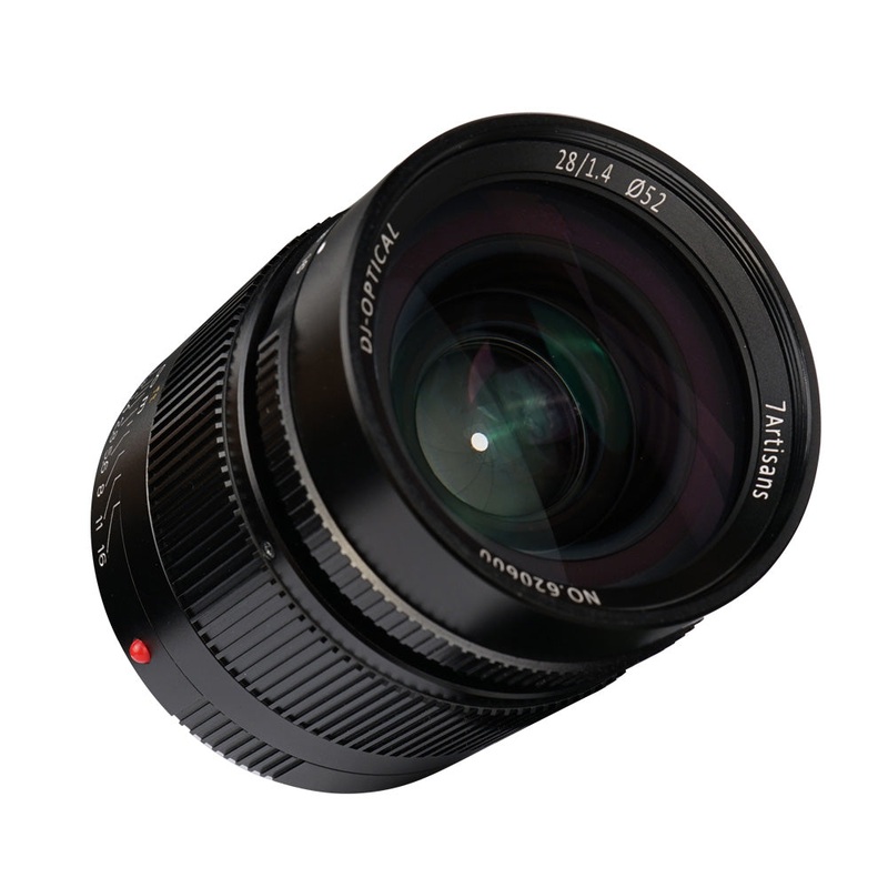 7artisans 28mm F1.4 Lens for Leica M -Mount Series Cameras – Black