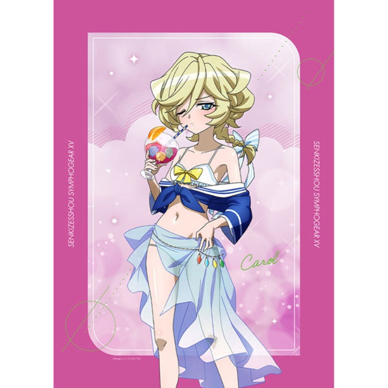 Senki Zesshou Symphogear XV New Illustration B2 Wall Scroll (Carol / Marine Sailor Swimsuit)(Pre-order)