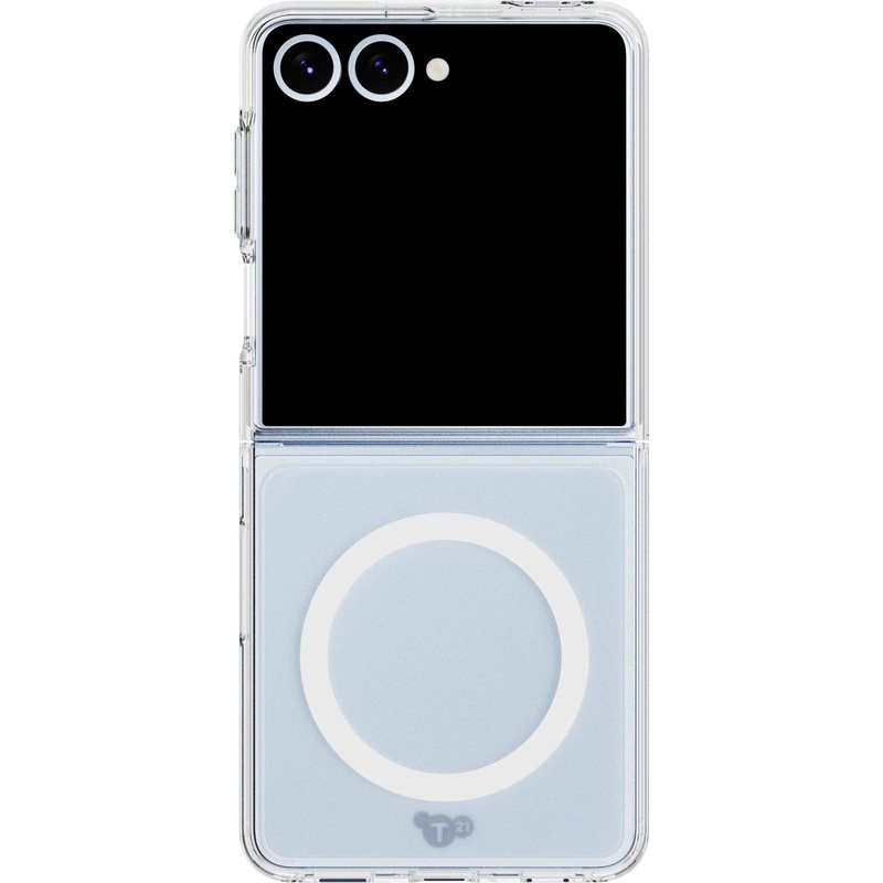 Tech21 EvoClear Magnet Case for Galaxy Z Flip7 (Clear)