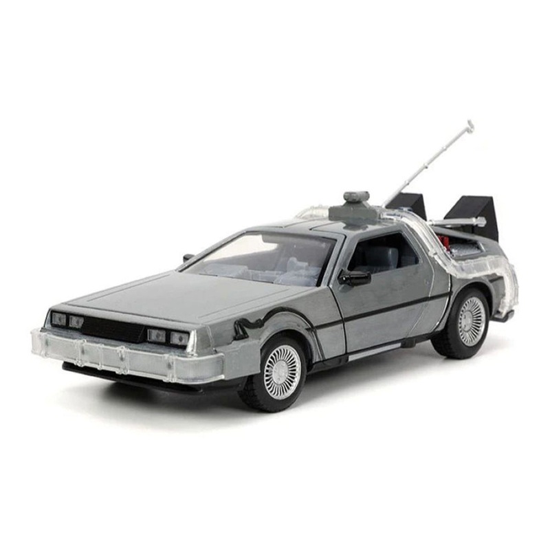 Jada 1:24 Scale Back To The Future Time Machine Hollywood Ride Diecast Car Model Above Toys