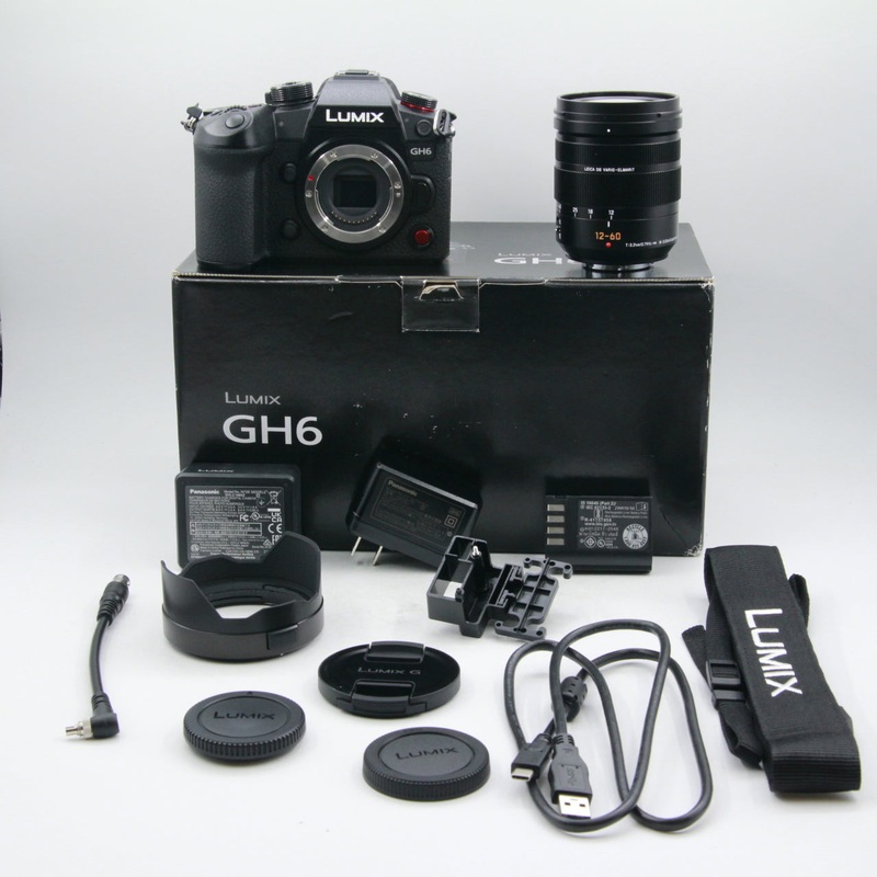 * OPEN BOX EXCELLENT * Panasonic Lumix GH6 Mirrorless Camera with 12-60mm f/2.8-4.0 Leica Lens