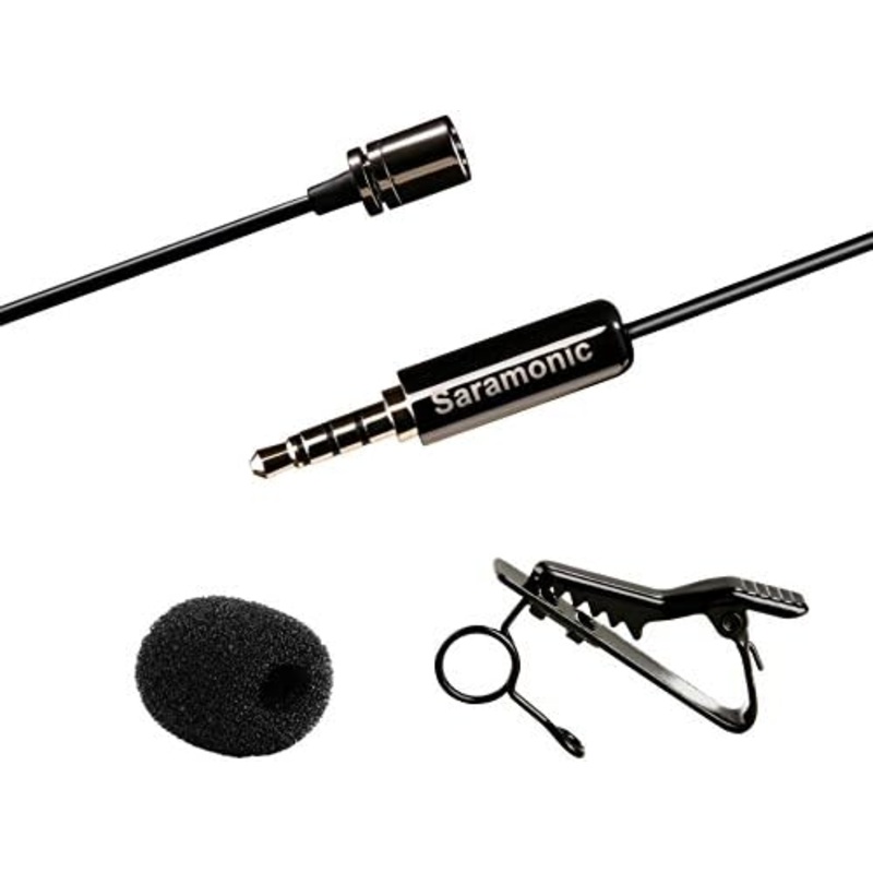 Saramonic SR-LMX1 Lavalier Microphone for Smartphones