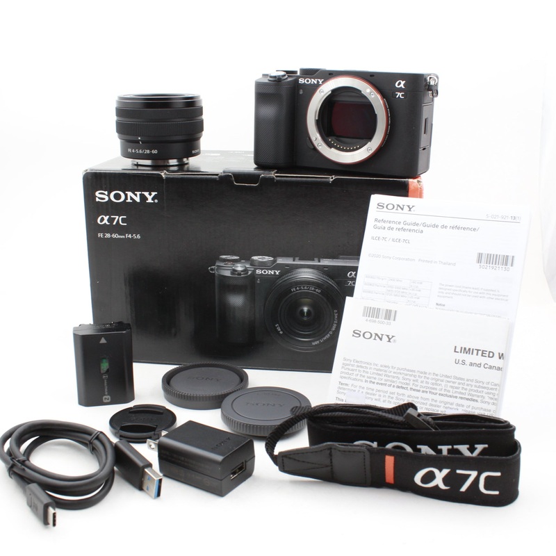 * OPEN BOX GOOD * Sony a7C Mirrorless Digital Camera with FE 28-60mm f/4-5.6 Lens (Black)