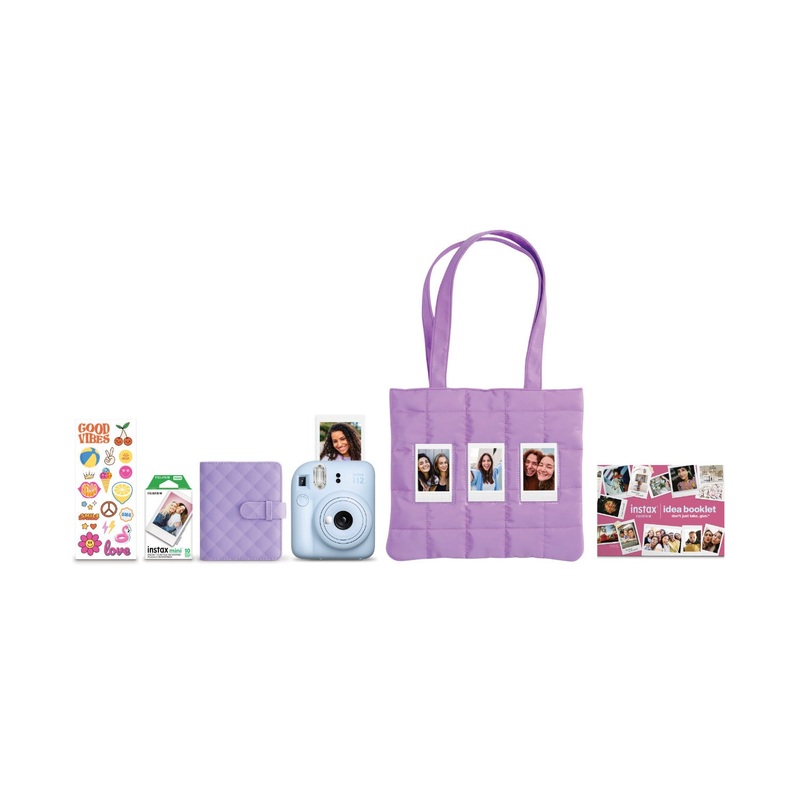 Fujifilm Instax Mini 12 Holiday Bundle 2025 (Blue)