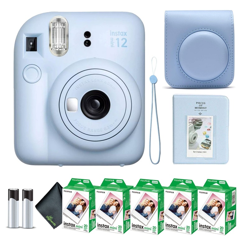 FUJIFILM INSTAX MINI 12 Instant Film Camera with Instant Film Pastel Blue
