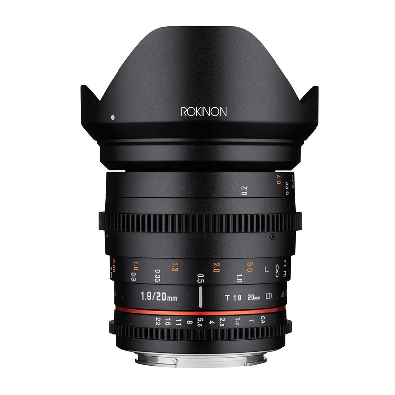 20mm T1.9 Full Frame Wide Angle Cine DS Canon EF
