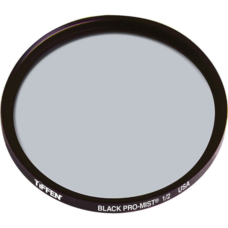 82mm Round Tiffen Black Pro Mist 1/2 Filter 1 Day
