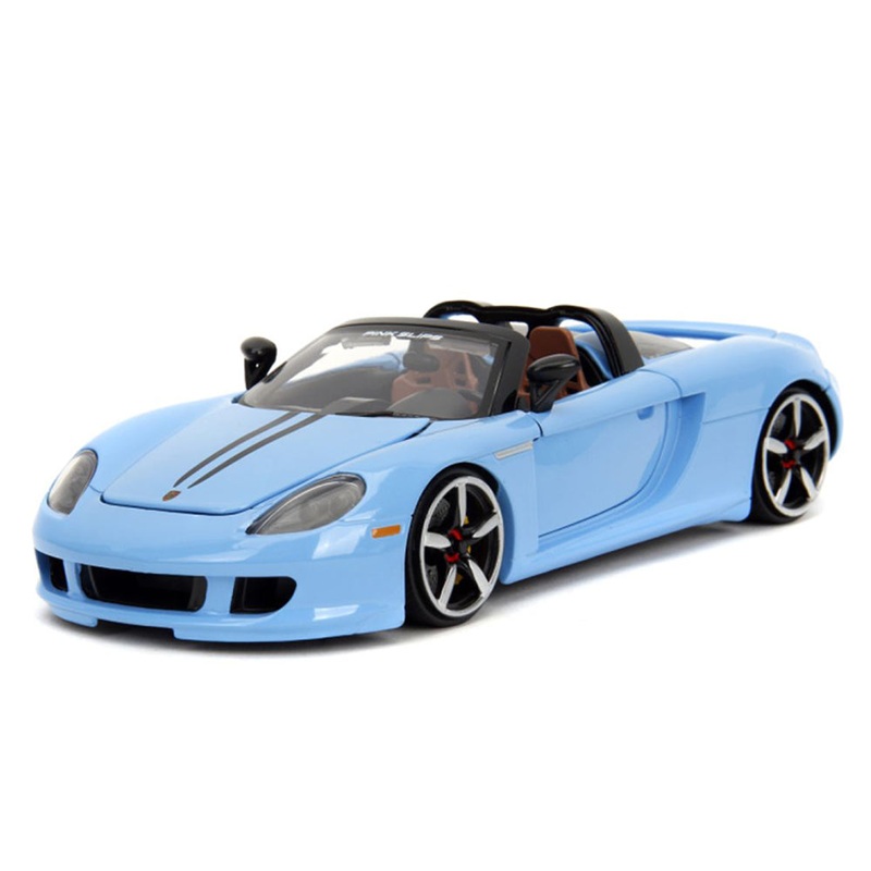 Jada 1:24 Scale Pink Slips Porsche Carrera GT Convertible 2005 Diecast Car Model Above Toys