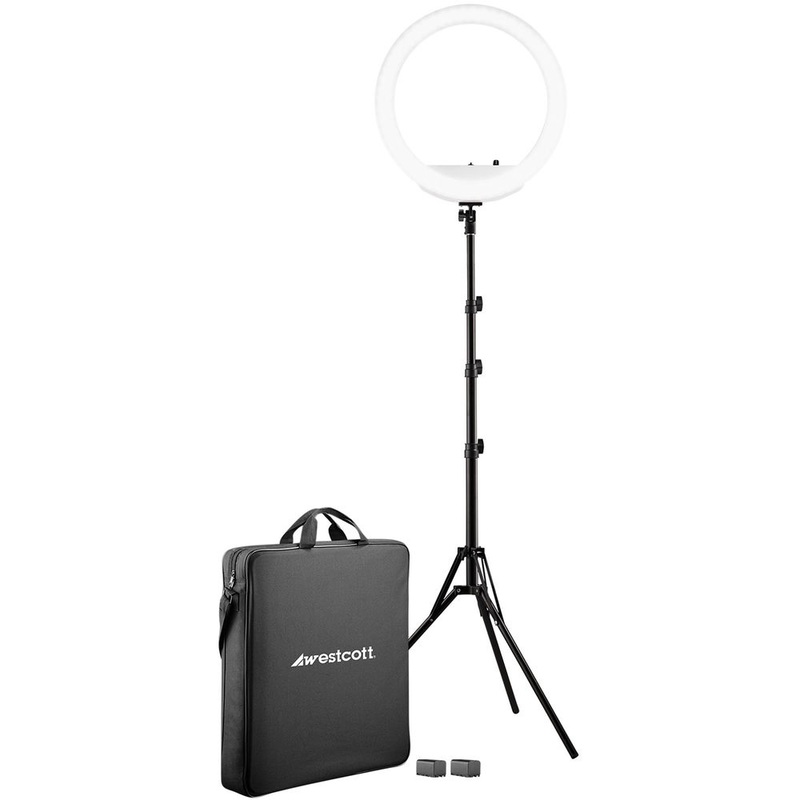 Westcott 18″ Bi-Color LED Ring Light Kit