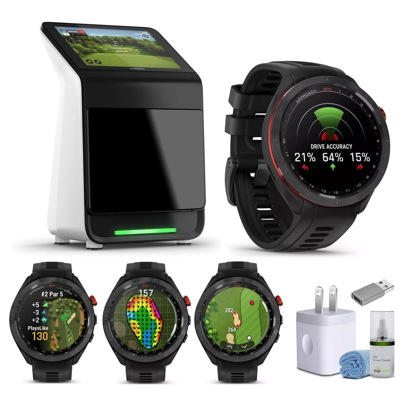 Garmin Approach R50 Premium Golf Launch Monitor and Simulator Bundle