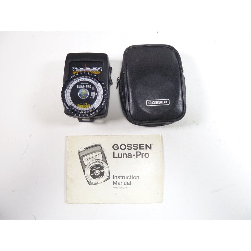 Gossen Luna Pro Light Meter with Manual and Case