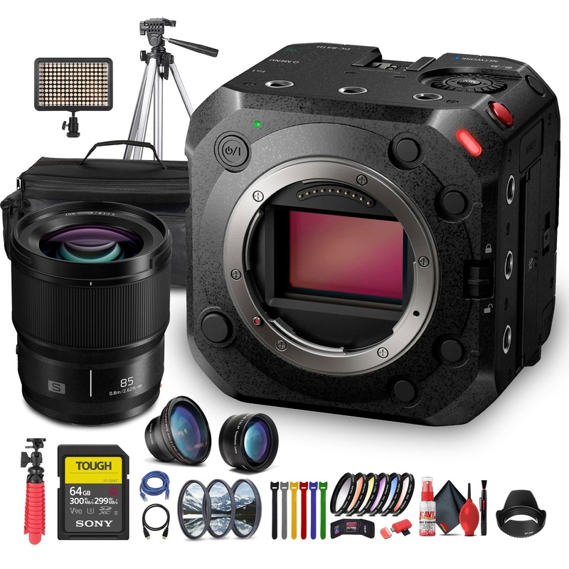 Panasonic Lumix BS1H Full-Frame Box Cinema Camera + More Accessory Bundle