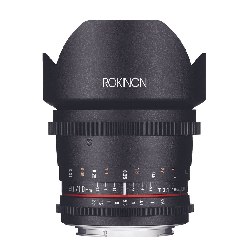 10mm T3.1 Ultra Wide Angle Cine DS Canon EF
