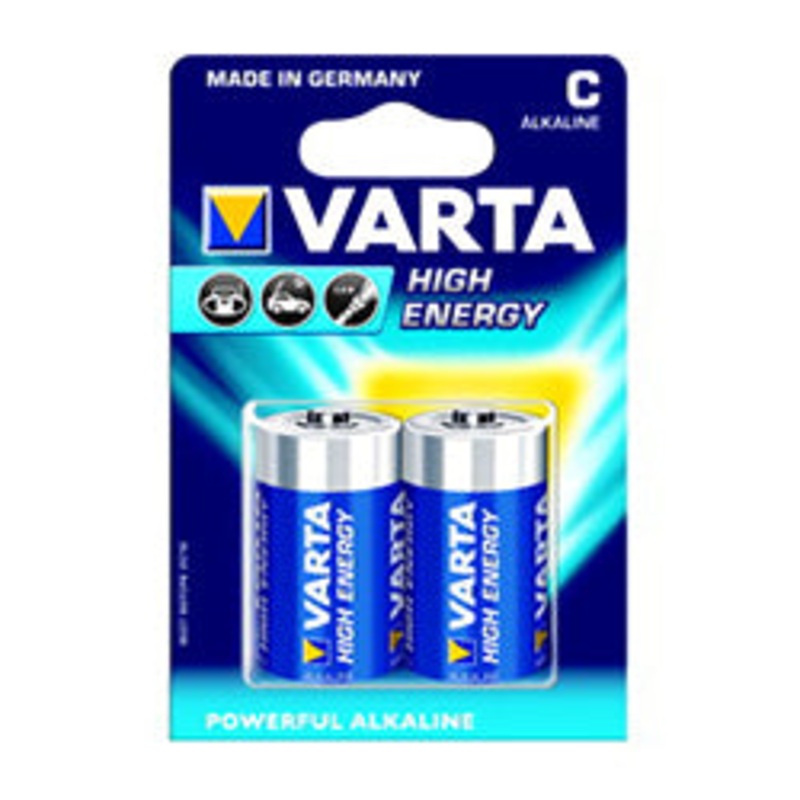 VARTA C-CELL BATTERY 2 PACK
