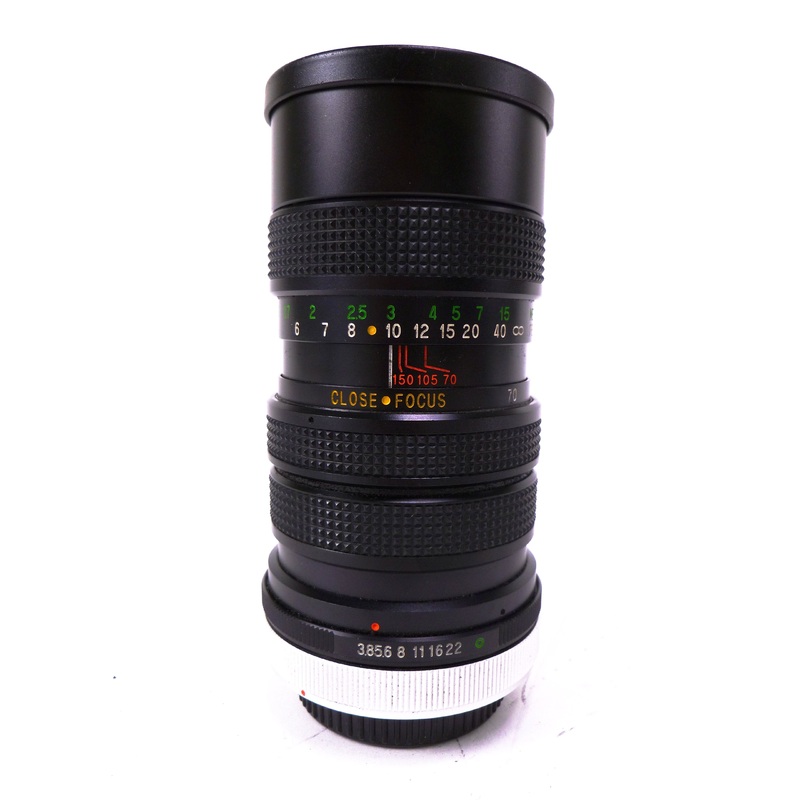 Vivitar 70-150mm F/3.8 Canon FD Mount Lens
