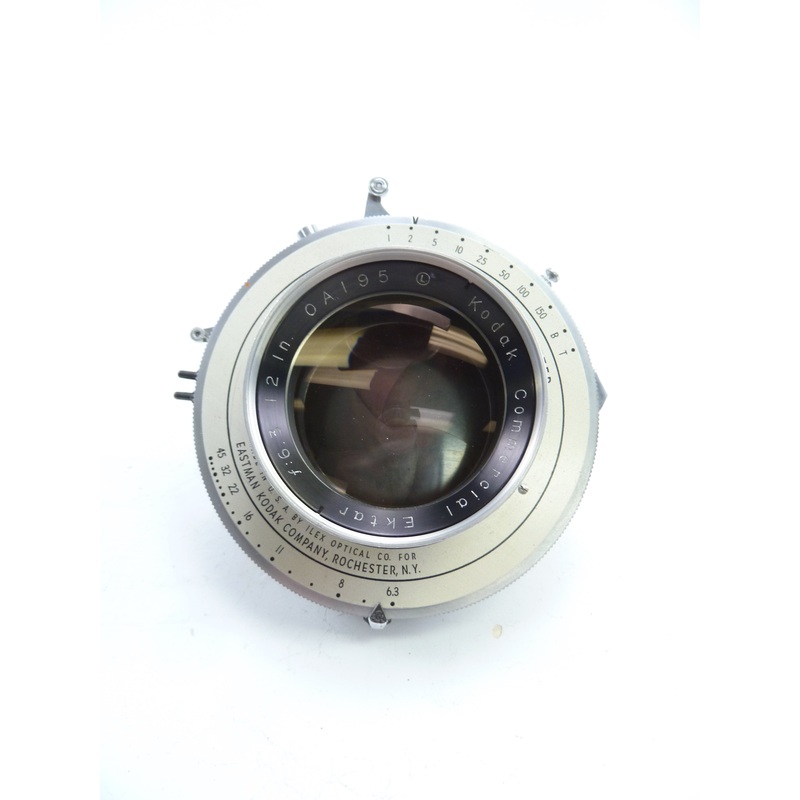 Kodak Commercial Ektar 12″ F6.3 Lens with No. 4 Acme Synchro Shutter