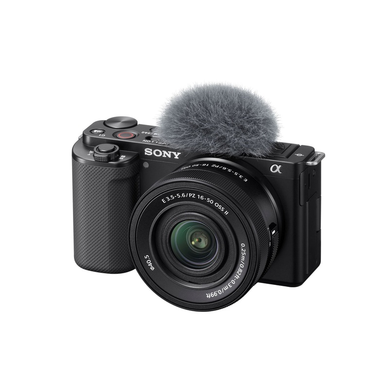 Sony ZV-E10 Mirrorless Camera with E PZ 16-50mm F3.5-5.6 OSS II Lens (Black)