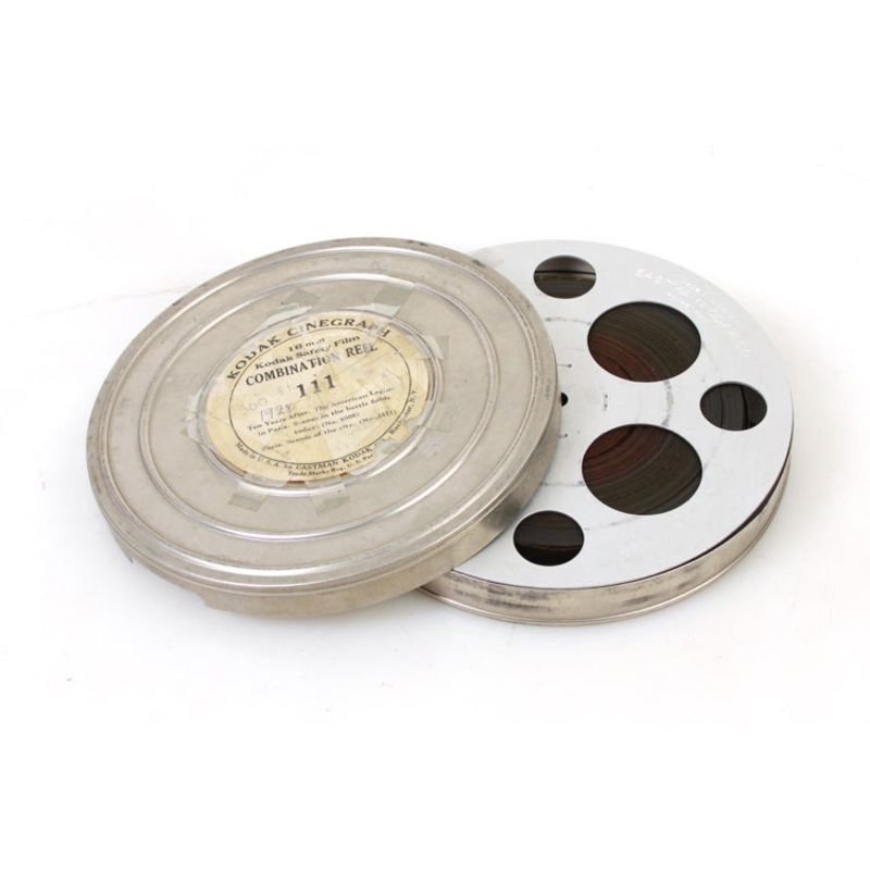 16mm Movie 1927, “Ten Years After. The American Legion Parade In Paris September, 1927. Scenes In The Battle Fields Today. (No. 6508). Paris. Scenic Of The City. (No. 1511).”