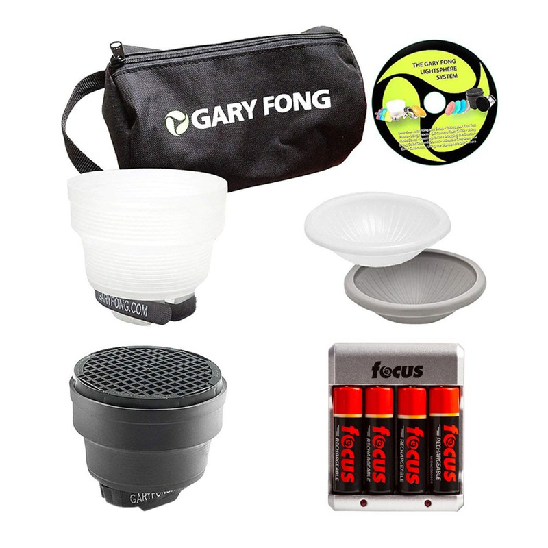 Gary Fong Dramatic Lighting Kit with Battery Pack Bundle