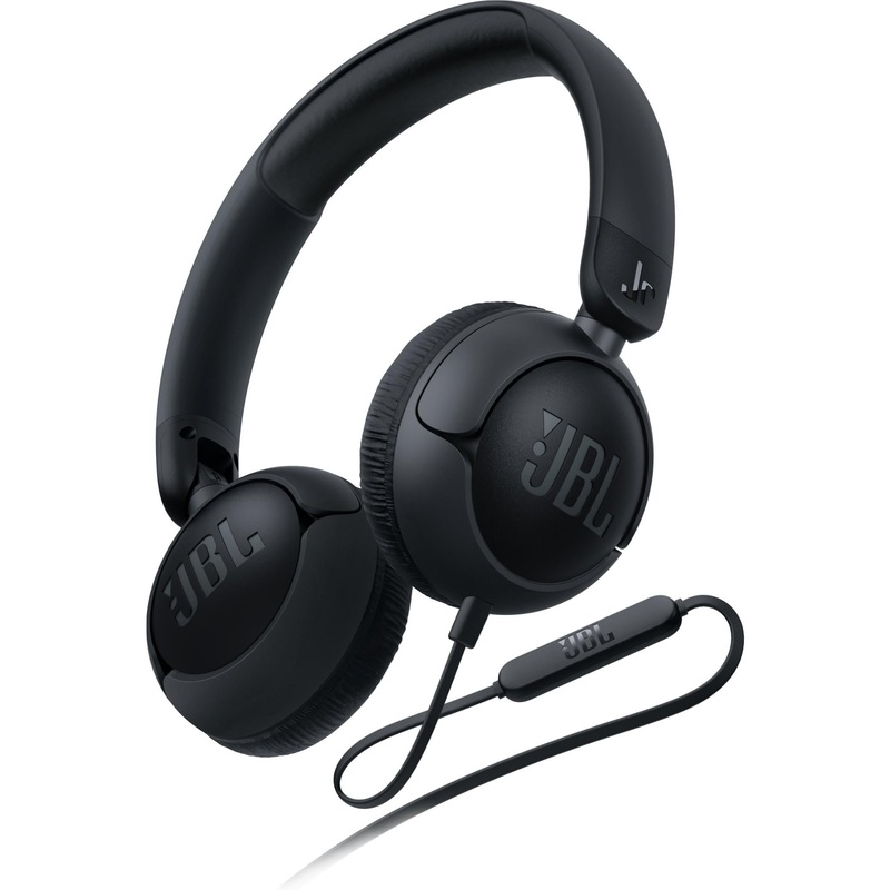 JBL JR 320 Kids Wired On-Ear Headphones (Black)