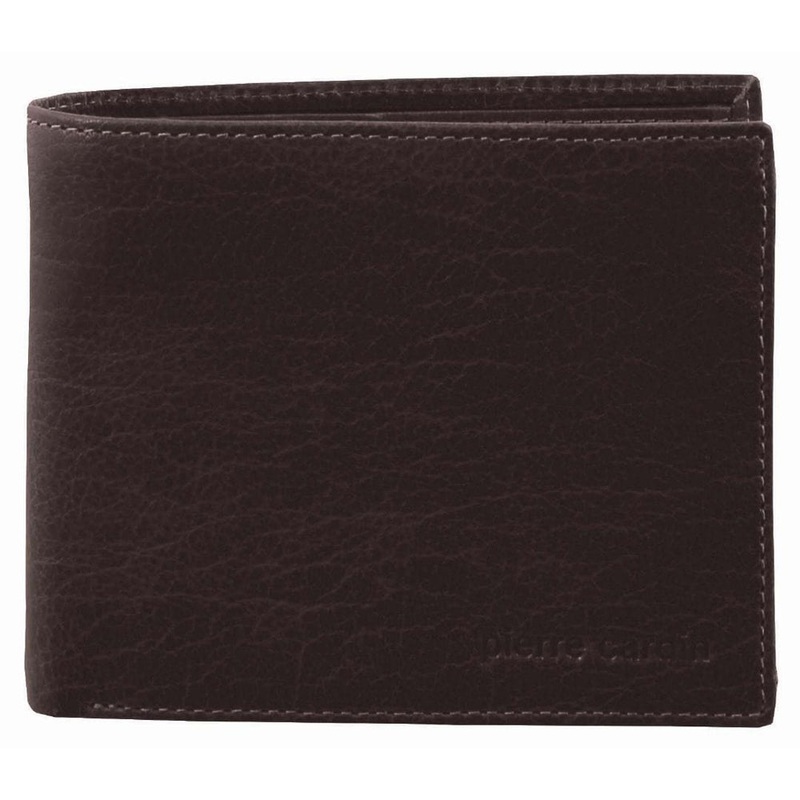 Pierre Cardin Men’s Leather Tri-Fold RFID Protected Wallet 12cm Brown Orquestra