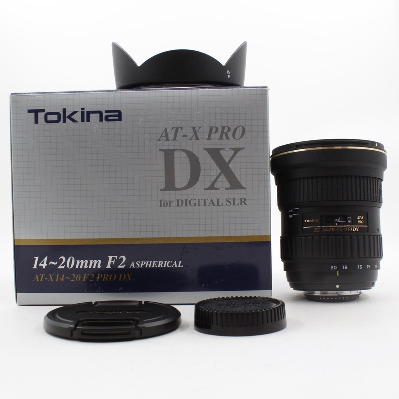 * USED * Tokina AT-X 14-20mm f/2 PRO DX Lens Nikon DX Mount (Boxed)