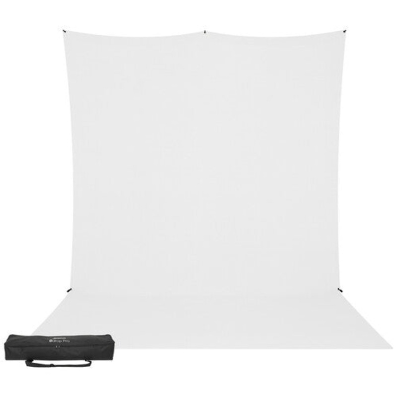 Westcott X-Drop Pro Water-Resistant Backdrop Sweep Kit (High-Key White, 8 x 13′)