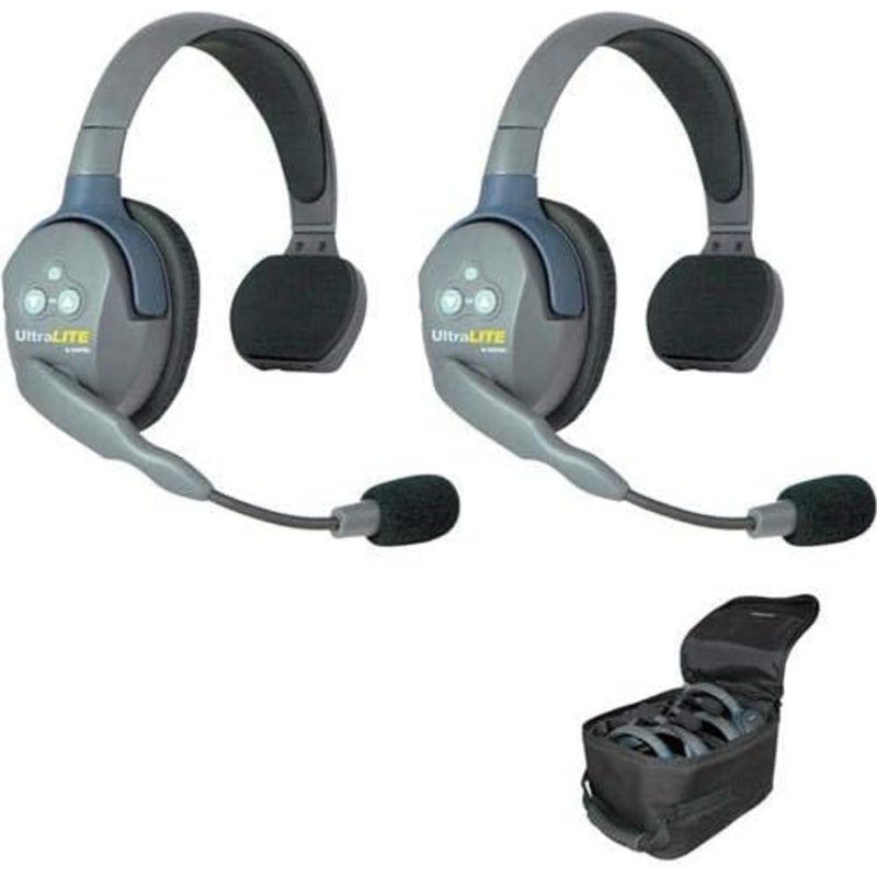 EARTEC UL2S Ultralite 2-Person System, Includes Single-Ear Master Headset and Single-Ear Remote Headset