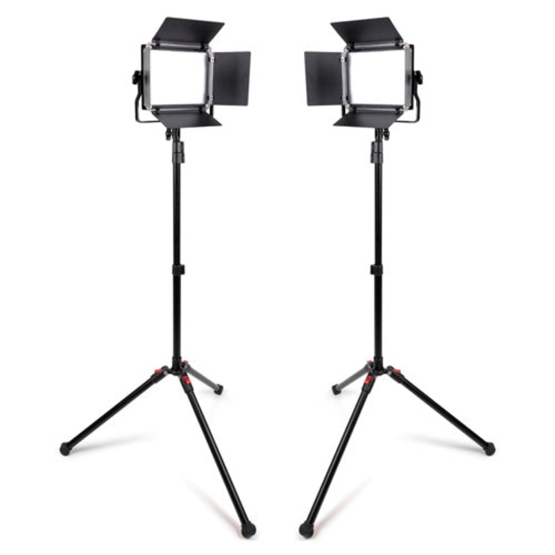 ProMaster Chroma CL68 RGBWW LED 2-Light Transport Kit – 6×8″