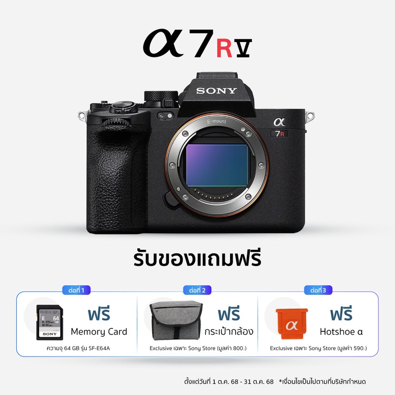 7R V full-frame high-resolution camera (ILCE-7RM5) Body Only