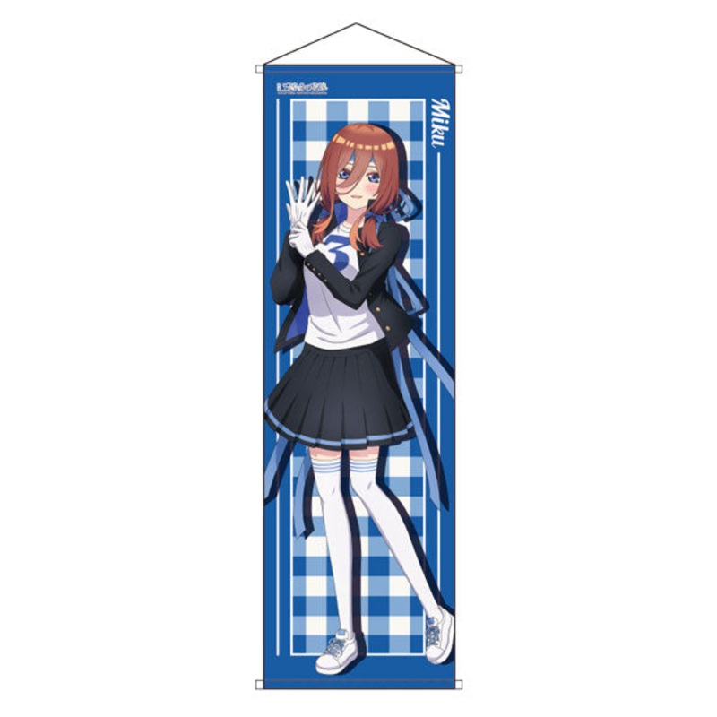 Movie The Quintessential Quintuplets Big Wall Scroll Miku Nakano Cheer Squad ver