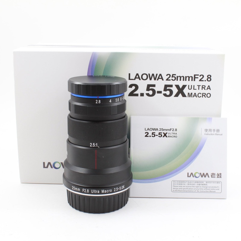 * OPEN BOX EXCELLENT * Laowa 25mm f/2.8 2.5-5X Ultra Macro Lens for Nikon F