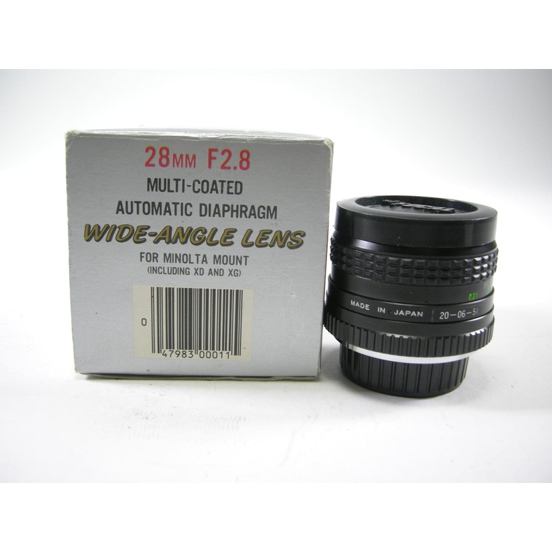 Focal MC Auto 28mm f2.8 Minolta MD Mt.