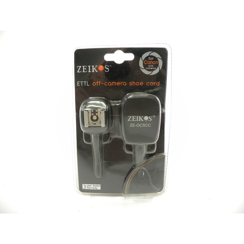 Zeikos off Camera shoe Cord for Canon