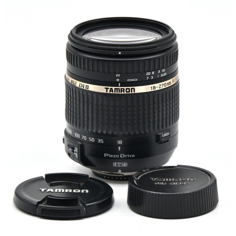 * USED * Tamron 18-270mm f/3.5-6.3 Di II VC PZD Lens For Nikon F Mount