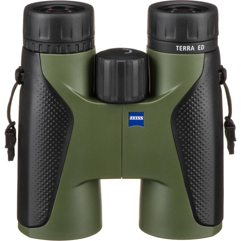 Zeiss Terra ED 10×42 Binoculars, Black/Green