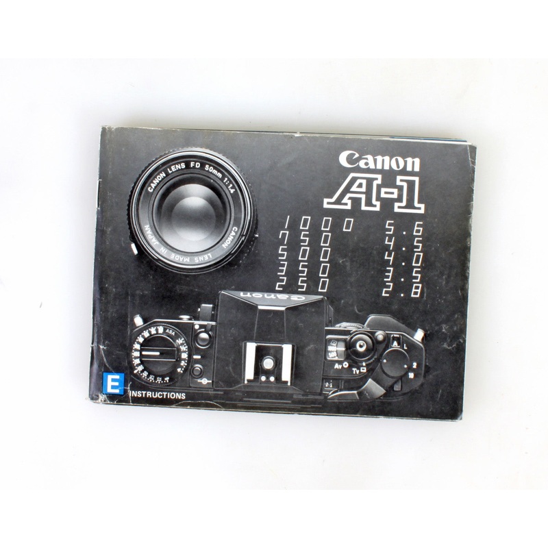 CANON A-1 INSTRUCTION MANUAL