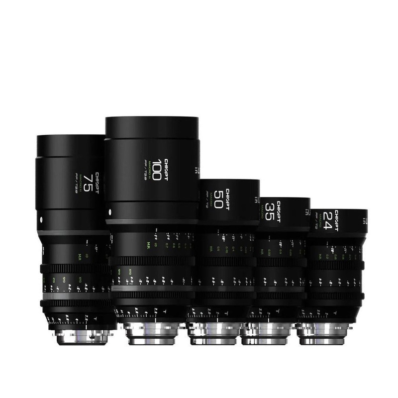 CHIOPT SLASHER T2 & T2.8 Macro Prime 5-Lens Kit (ARRI PL)