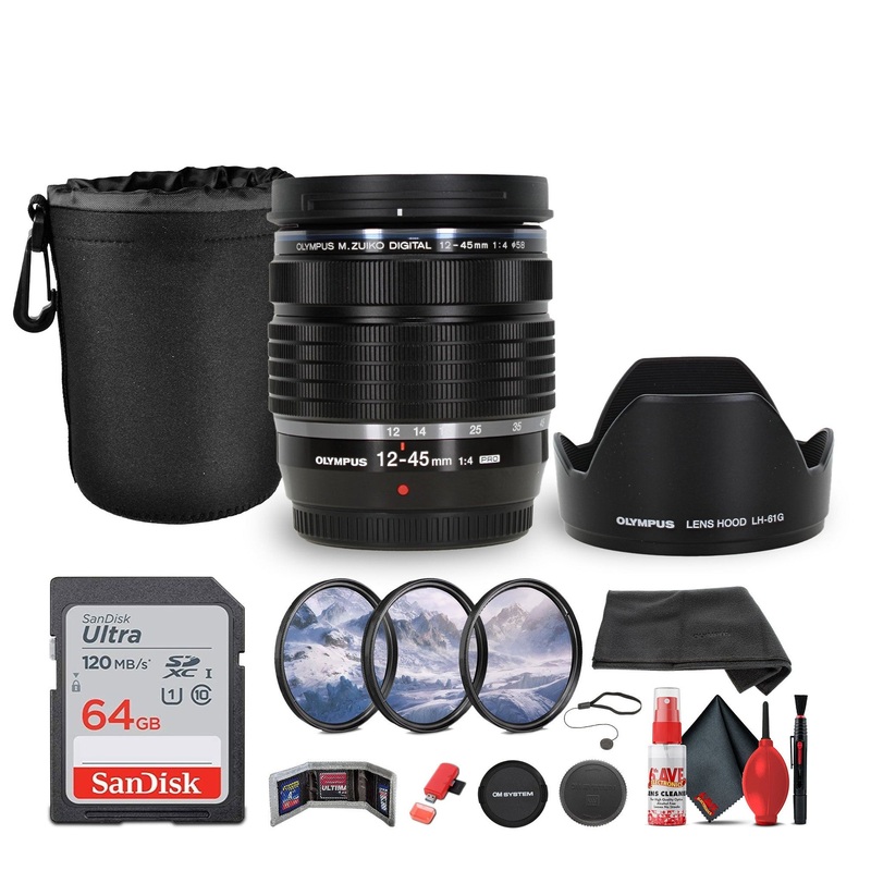 Olympus M.Zuiko Digital ED 12-45mm f/4 PRO Lens Bundle