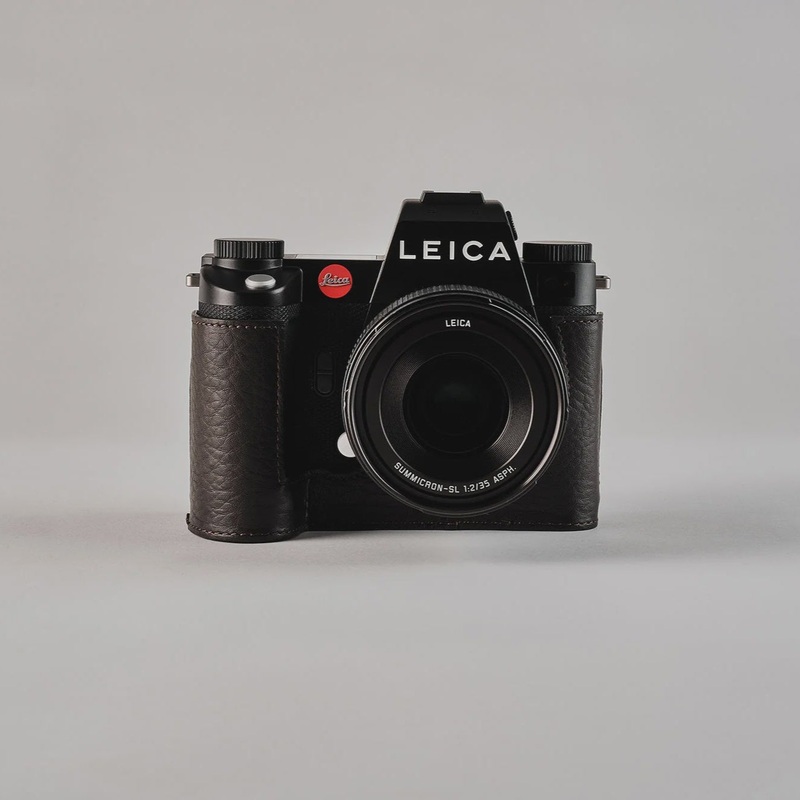 SL3 Half Case – TagCase Casual Leather Black