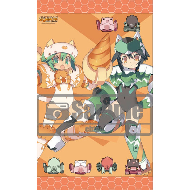 Busou Shinki BLADE Illustration Howlin & Maochao B2 Wall Scroll